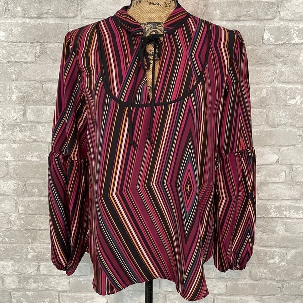 Maurices Geometric Design Blouse